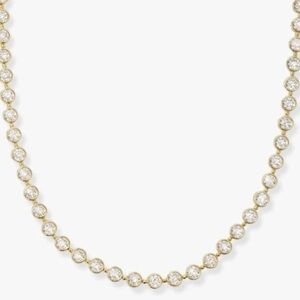 Melinda Maria Mama Baroness Tennis Necklace 18"